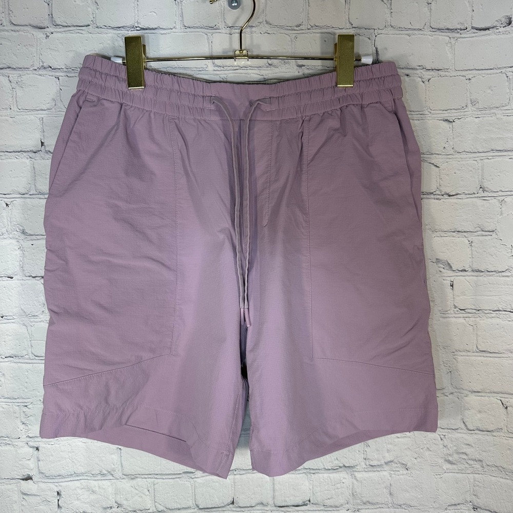 Lululemon Bowline Mens Dusty Rose Ripstop Athletic Shorts Size L M7ARQS